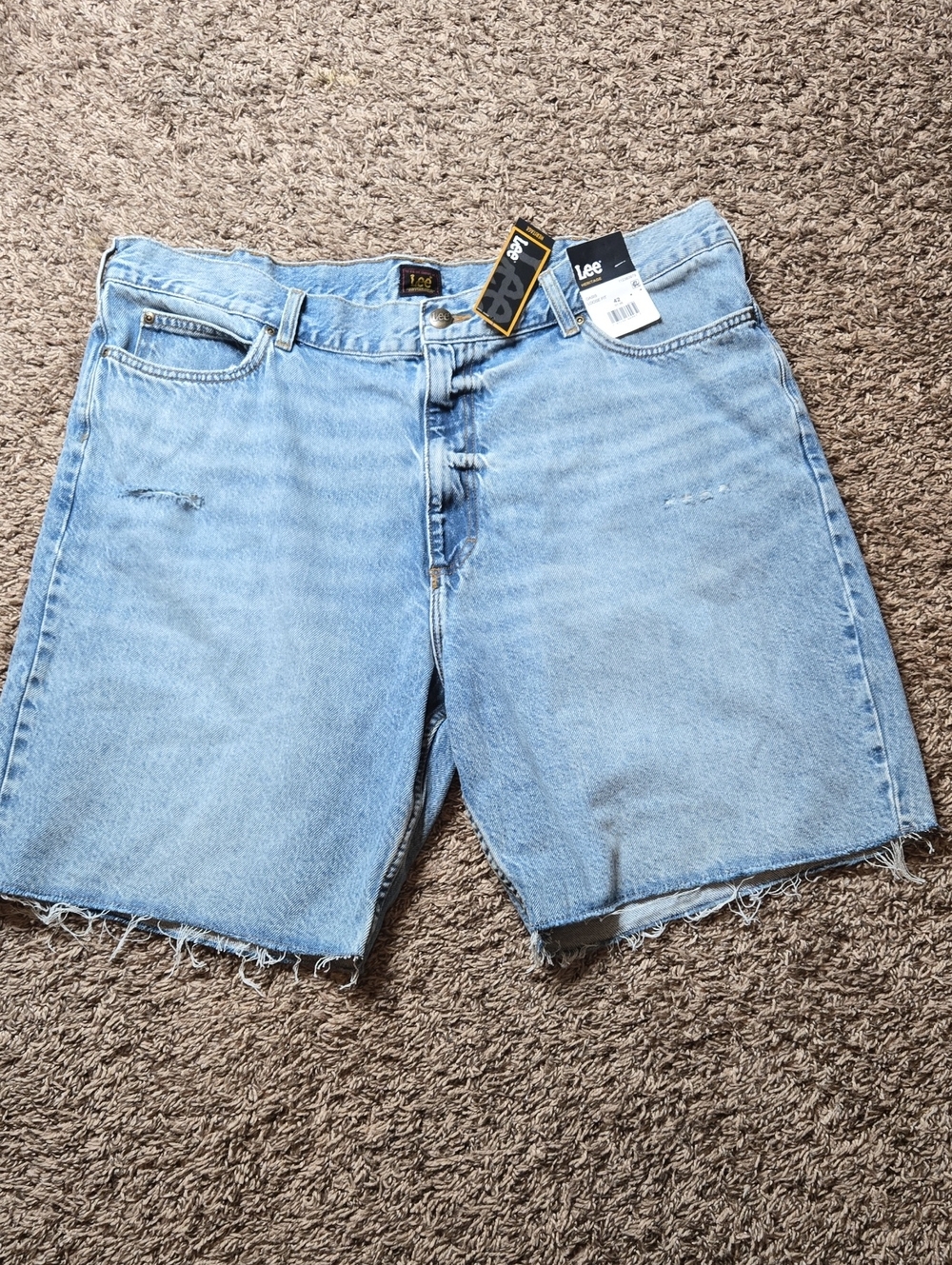 Lee Heritage Oasis Loose Fit Size 42 Plus Size Denim Jean Shorts